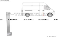 Центральная стойка (правая) 60 см высота, заводской штамп