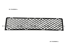 Решетка в бампер (центральная)
