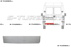 Дверь задняя (левая) распашная, наружная часть, 20 см высота, заводской штамп