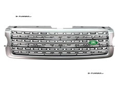 Решетка в бампер (центральная) серебряная