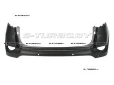 Бампер задний (черный) с отв. под парктроники, верхняя часть, EURO-TYPE