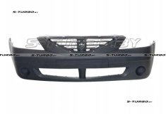 Бампер передний (черный) без отв. под противотуманки