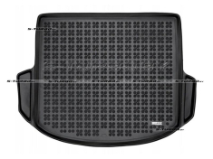 Коврик в багажник модельный полиуретановый, 5 мест