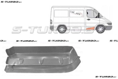 Ступень передней двери (правой) низкая, с усилителем, заводской штамп