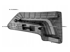 Решетка в бампер (левая) без отв. под противотуманку, russia-type