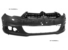 Бампер передний (грунтованный) с отв. под омыватели, с отв. под парктроники