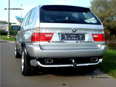 Накладка заднего бампера IS