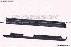 Порог (правый) euro-type, версия под накладку порога, полный профиль, заводской штамп