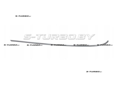 Молдинг накладки бампера (левый) хром, задний