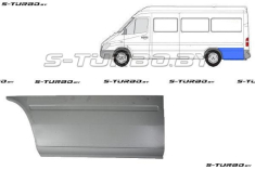 Крыло заднее (левое) задняя часть (за колесом) длинная база, заводской штамп