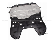 Защита двигателя (пластик) бензин / дизель, длинная, с отверстиями, с алюминиевой крышкой