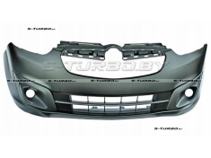 Бампер передний (черный) без отв. под омыватели, с отв. под противотуманки