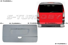 Дверь задняя (хлопушка) наружная часть, до стекла, заводской штамп