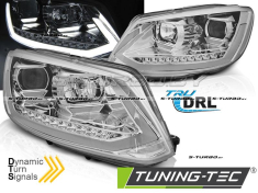 Передние фары TUBE LIGHT DRL CHROME SEQ