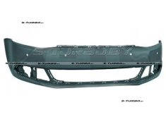 Бампер передний (грунтованный) без отв. под омыватели, с отв. под парктроники
