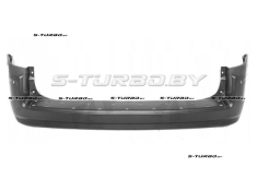 Бампер задний (грунтованный) с отв. под парктроники, без отв. под накладку