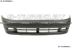 Бампер передний (черный) с отв. под противотуманки