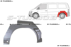 Арка задняя (левая) заводской штамп