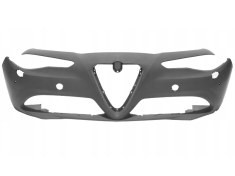 Бампер передний (черный) c отв. под омыватели, с отв. под парктроники