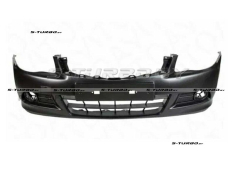 Бампер передний (черный) без отв. под парктроники, RUSSIA-TYPE