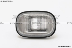 Повторитель поворота (левый=правый) белый, рифленое стекло