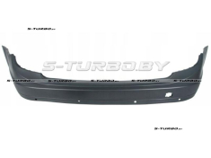 Бампер задний (грунтованный) с отв. под парктроники, без отв. под накладку