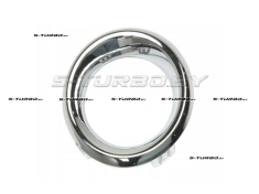 Рамка противотуманной фары (правая) хром