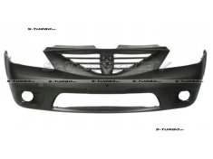 Бампер передний (черный) с отв. под противотуманки