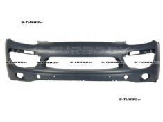 Бампер передний (грунтованный) без отв. под омыватели, с отв. под парктроники