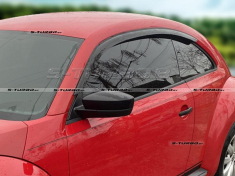 Дефлекторы окон (ветровики) клеящиеся, цельные, 2 шт