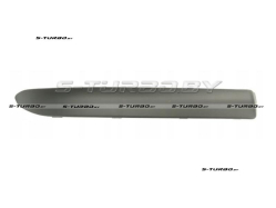 Молдинг переднего бампера (правый) черный, боковой