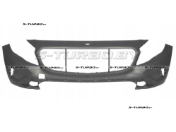Бампер передний (грунтованный) с отв. под омыватели, с отв. под парктроники
