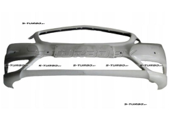 Бампер передний (грунтованный) с отв. под омыватели, с отв. под парктроники