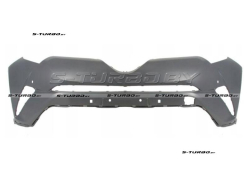 Бампер передний (грунтованный) без отв. под омыватели, с отв. под парктроники