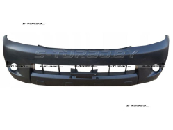 Бампер передний (черный) с отв. под противотуманки, без отв. под накладки крыла, 2005-2008