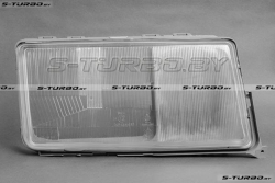 Стекло передней фары (правое) с рамкой