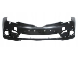 Бампер передний (черный) с отв. под омыватели, с отв. под парктроники
