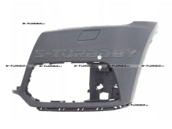 Бампер передний, с отв. под омыватели, с отв. под парктроники, левая часть