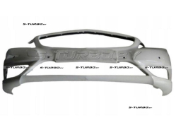 Бампер передний (грунтованный) без отв. под омыватели, с отв. под парктроники