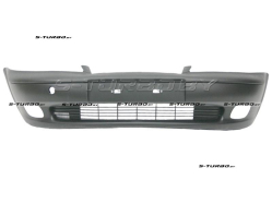 Бампер передний (грунтованный) с отв. под противотуманки, без спойлера, с решеткой