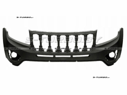 Бампер передний (черный) верхняя часть