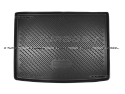 Коврик в багажник модельный полиуретановый, с запасным колесом