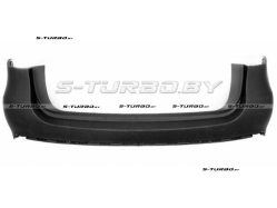 Бампер задний (грунтованный) без отв. под парктроники, верхняя часть