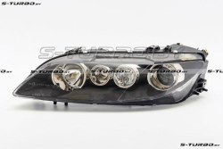 Передняя фара (левая) ручная, без противотуманки, темно-черный отражатель, USA-type