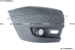 Бампер передний (серый), правая часть, с отв. под противотуманку