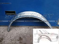 Арка задняя (левая) внутренняя часть, заводской штамп