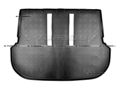 Коврик в багажник модельный полиуретановый, 7 мест, разложенный 3-й ряд