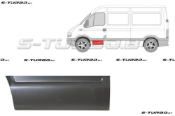 Дверь передняя (левая) наружная часть, 25 см высота, заводской штамп