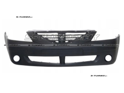 Бампер передний (черный) с отв. под противотуманки