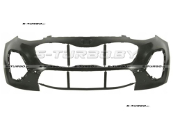 Бампер передний (черный) с отв. под парктроники